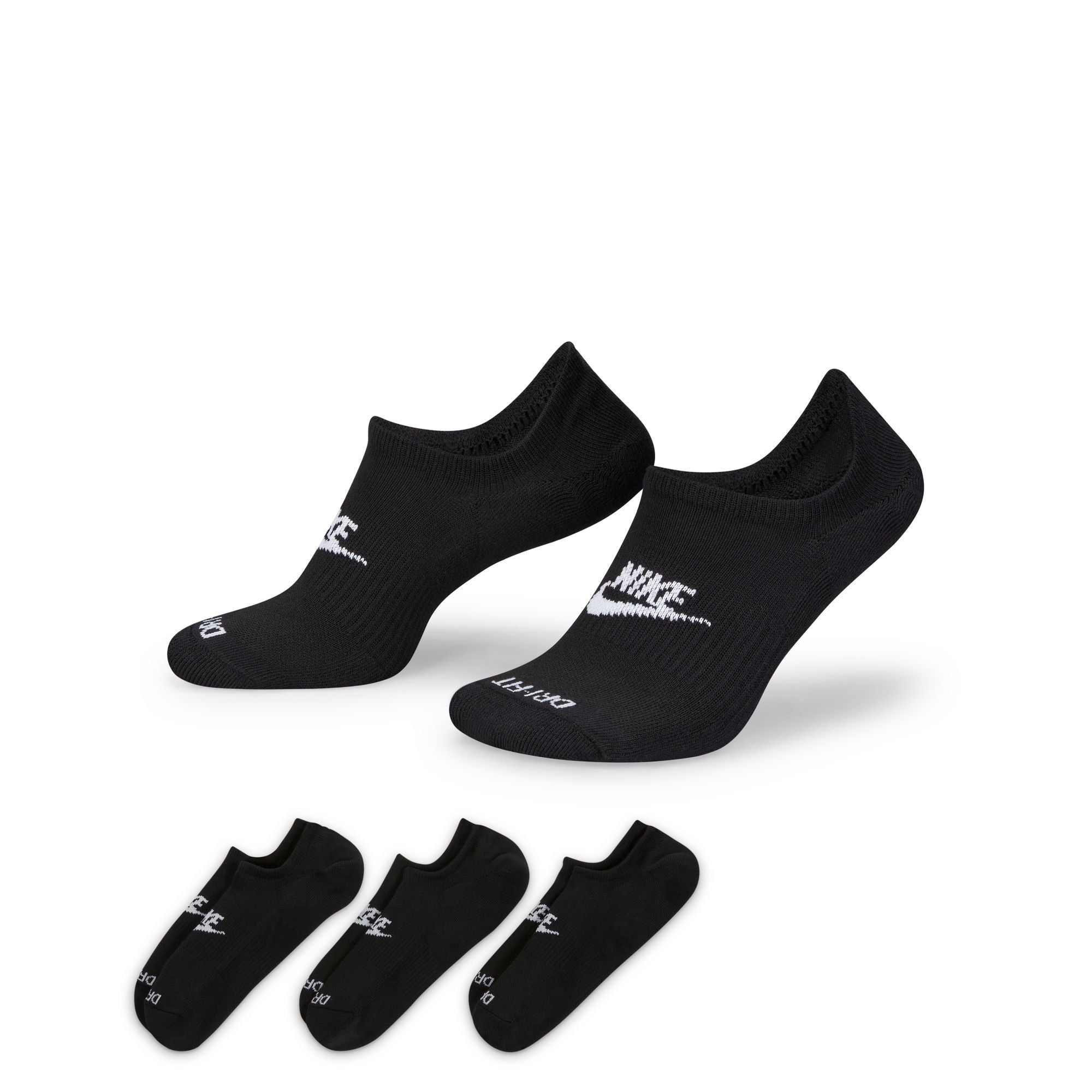 Nike Everyday Plus Cushioned Socks - 3 Pack Black / White – size? Canada