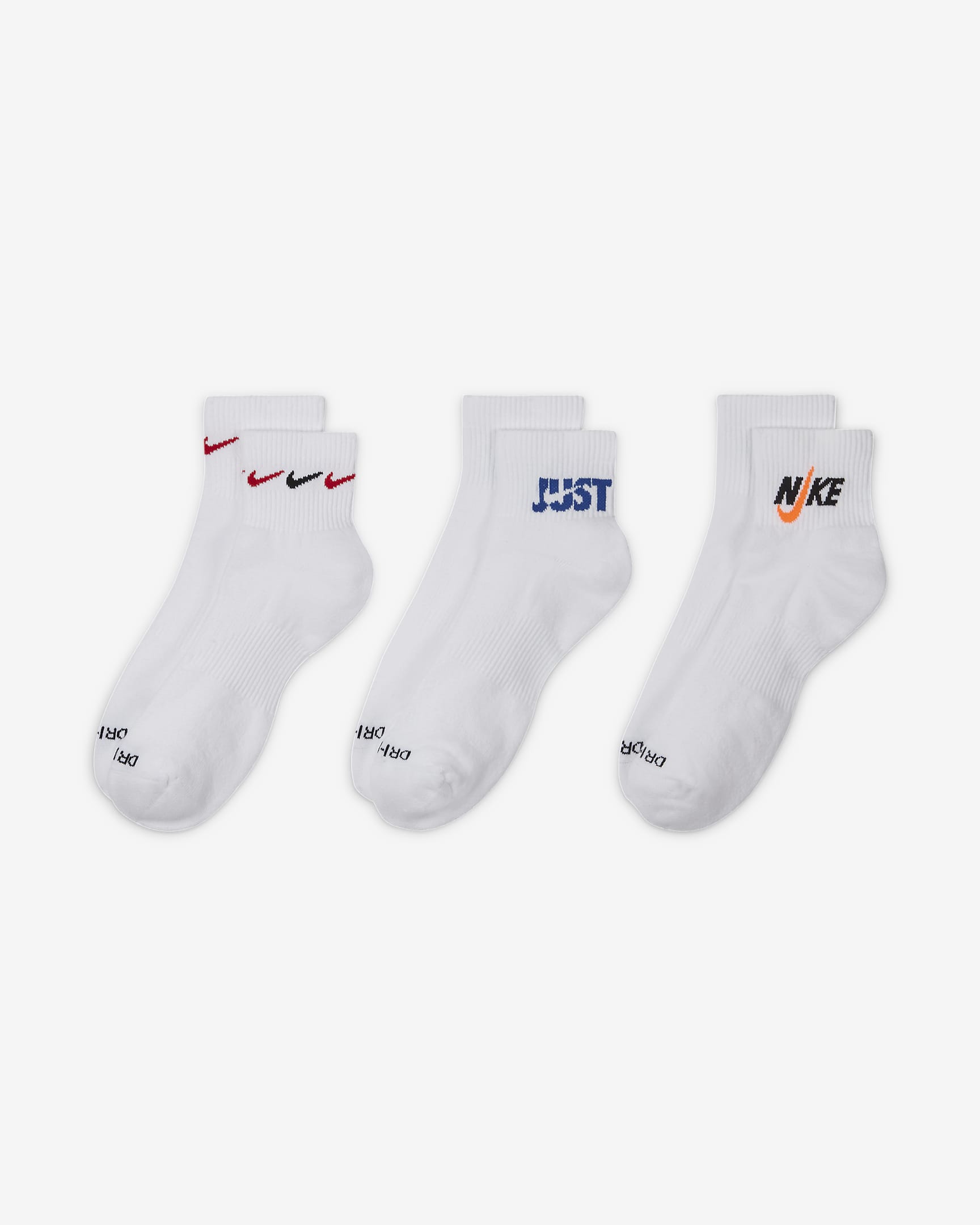 Everyday Plus Cushioned Training Ankle Socks (3 Pairs) product image