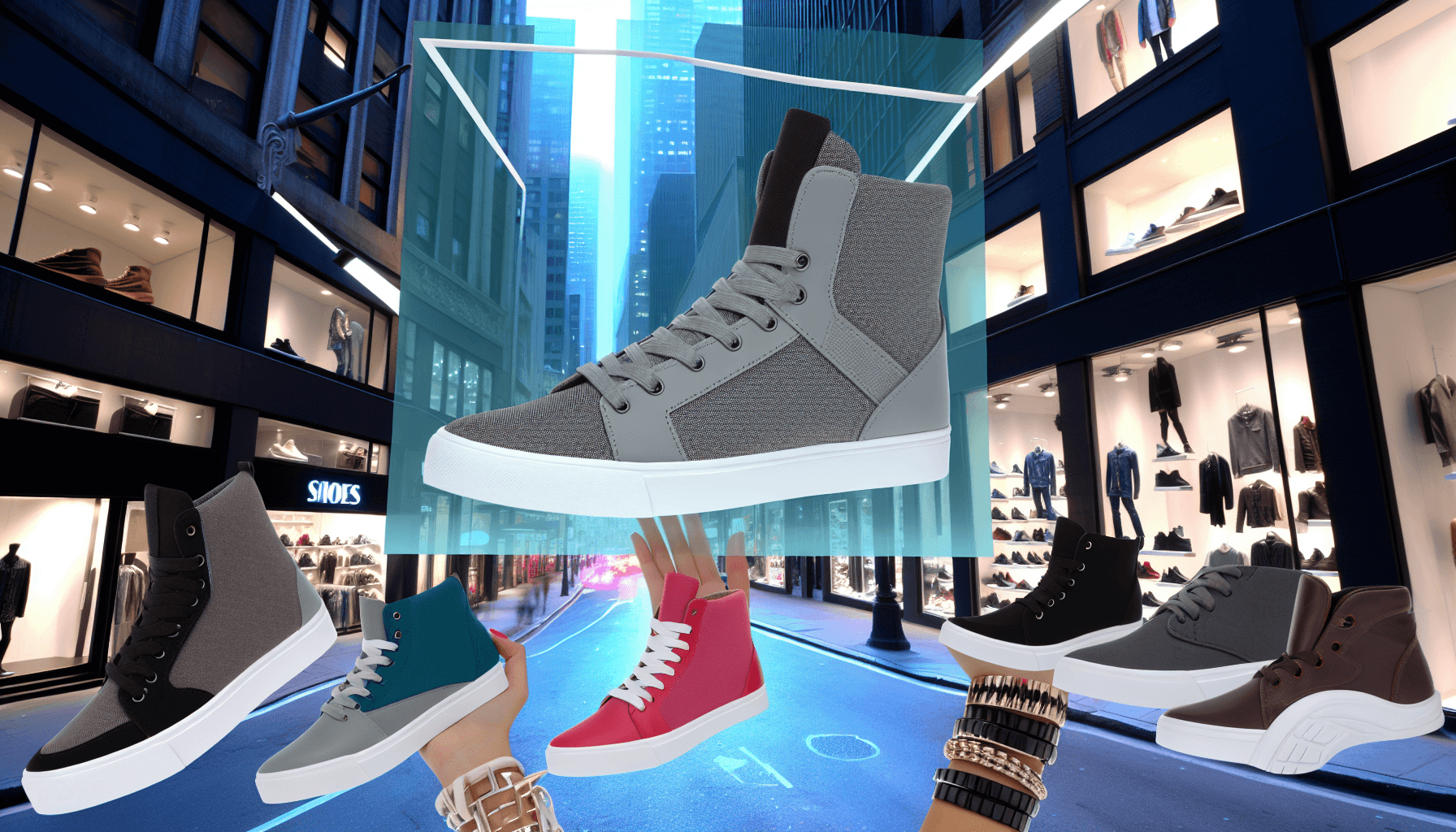 High Top Skate Shoes Mens for Larger Feet