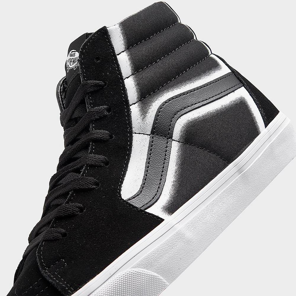 VANS Sk8-Hi Black White High Top Men\'s Skateboarding Sneaker Rubber Outsole Sz 4 Vans | Skate Sk8-Hi Black/White Skate Shoe main image 3