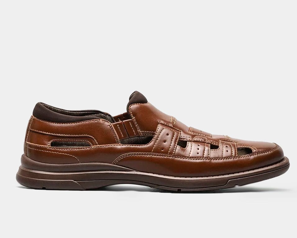 Stacy Adams Sebring Mens Leather Fisherman Sandals  BigShoes