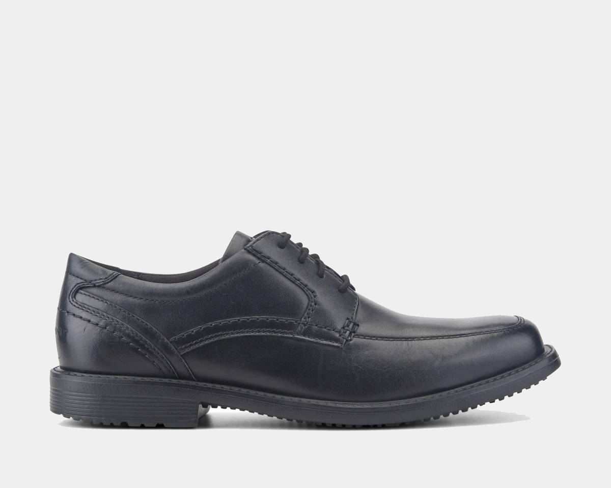 Men's Rockport Style Leader 2 Apron Toe, Size: 17, Black
