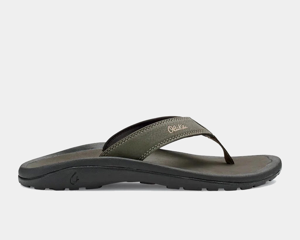 OluKai Olive and Black Sandals OluKai Hiapo Sandals – Cleanline Surf main image 4