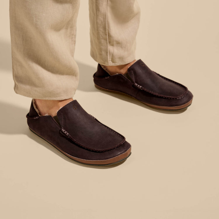OluKai Mens Size 45 US 12 Shoes Nohea Mesh Slip On Slides Moccasin Brown Amazon.com | OluKai Nohea Mesh Men main image 3
