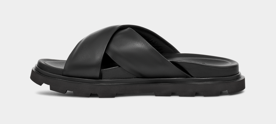 UGG Capitola Cross Slide - Mens Large Sizes – BigShoes