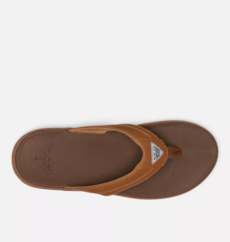 Columbia Rostra PFG Beachcomber Leather Flip Flops - Mens  display picture 1