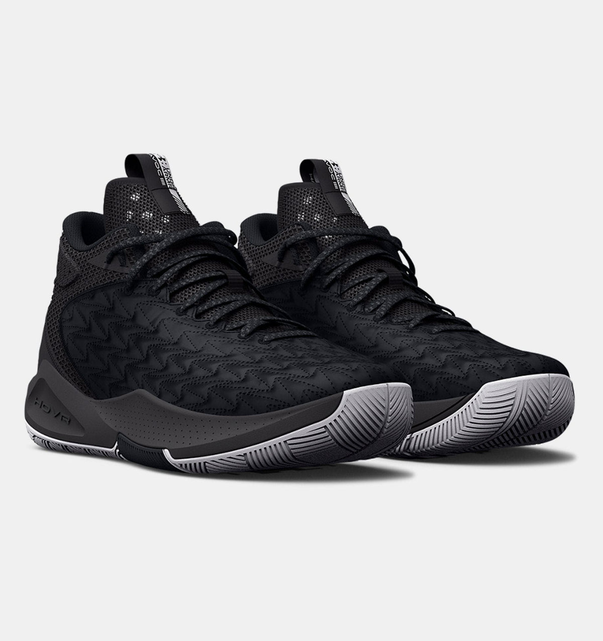 Under Armour HOVR Havoc Black Graphic Lace-Up Drive 5 Basketball Sneakers 9.5 Under Armour Men main image 2