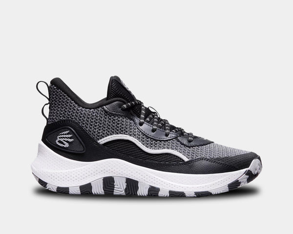 Under Armour Curry 3Z 24 UA Black White Men Basketball Hoopers Shoes 3027626-101 $_12.JPG?set_id=880000500F main image 4