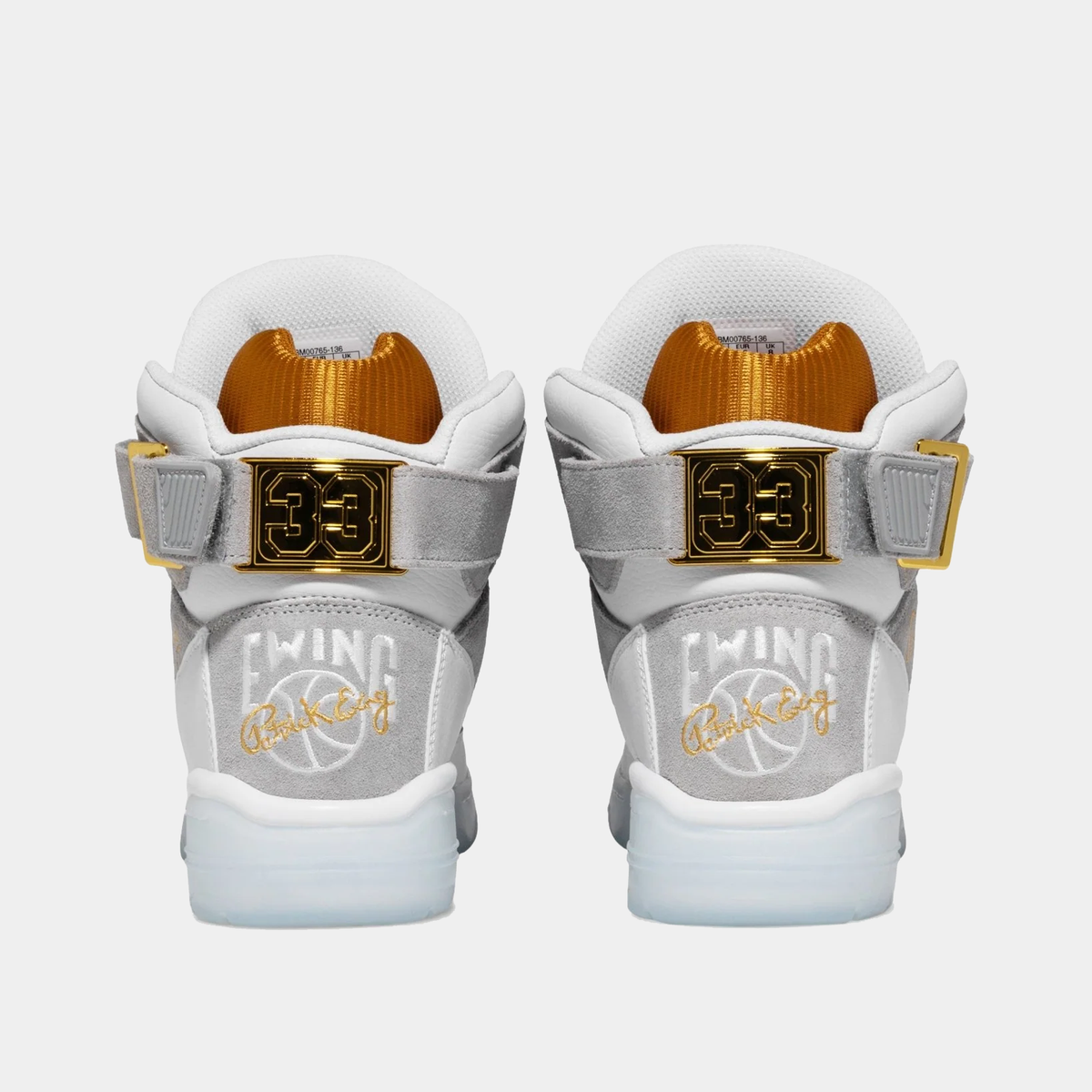 Ewing Athletics 33 Hi Metallic Gold High Top Sneakers Men\'s Size 10 RAKIM X 33 HI Sneaker | Ewing Athletics – Ewing Athletics main image 2