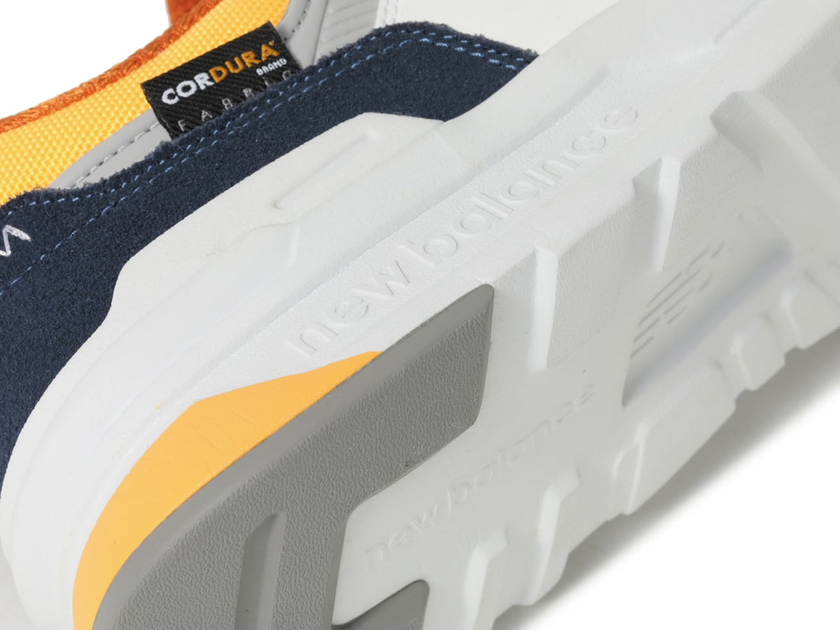 New Balance 997H Natural Indigo Yellow CM997HSW Men\'s Athletic Sneakers New Balance 997H Sneakers - Mens Large Sizes – BigShoes main image 3