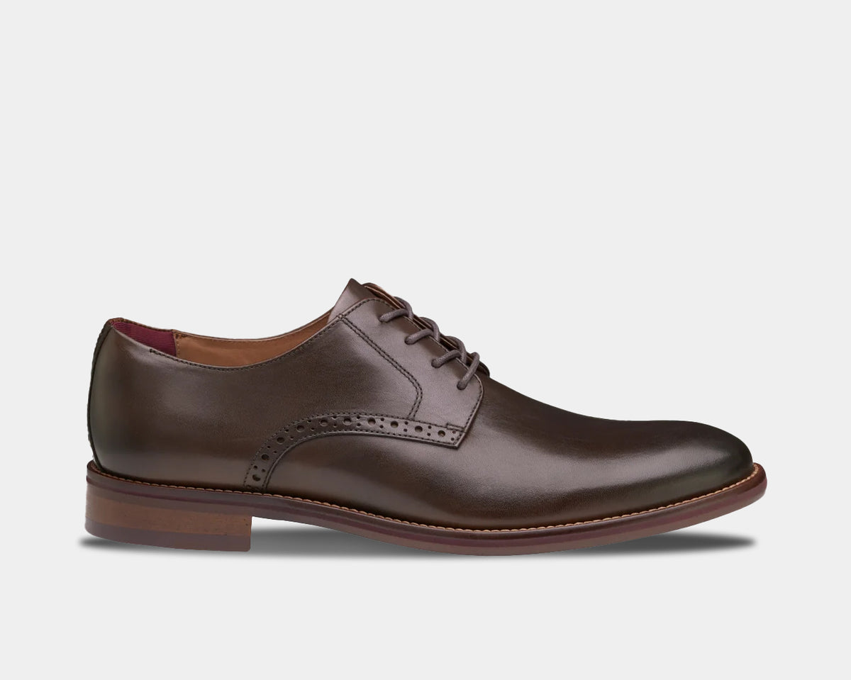 Men\'s Johnston Murphy Brown Leather Shoes Size 10.5 Conard Plain Toe Amazon.com | Johnston & Murphy Men main image 3