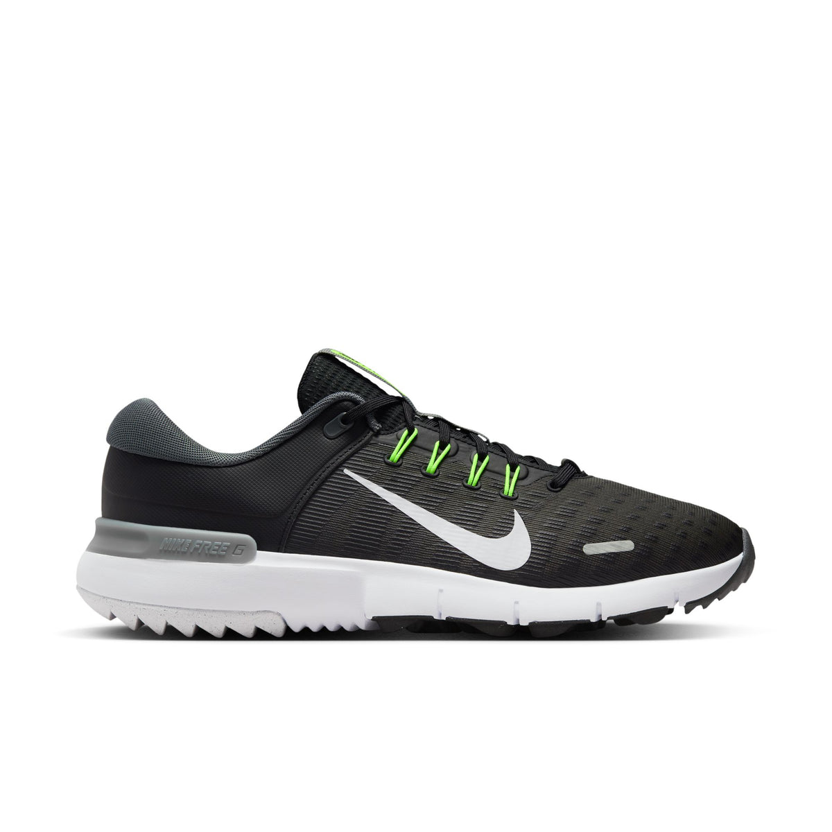 Nike Men\'s Grey/White Mesh Running Shoes with Green Accents Nike Air Monarch IV White Grey Athletic Shoes Men main image 2