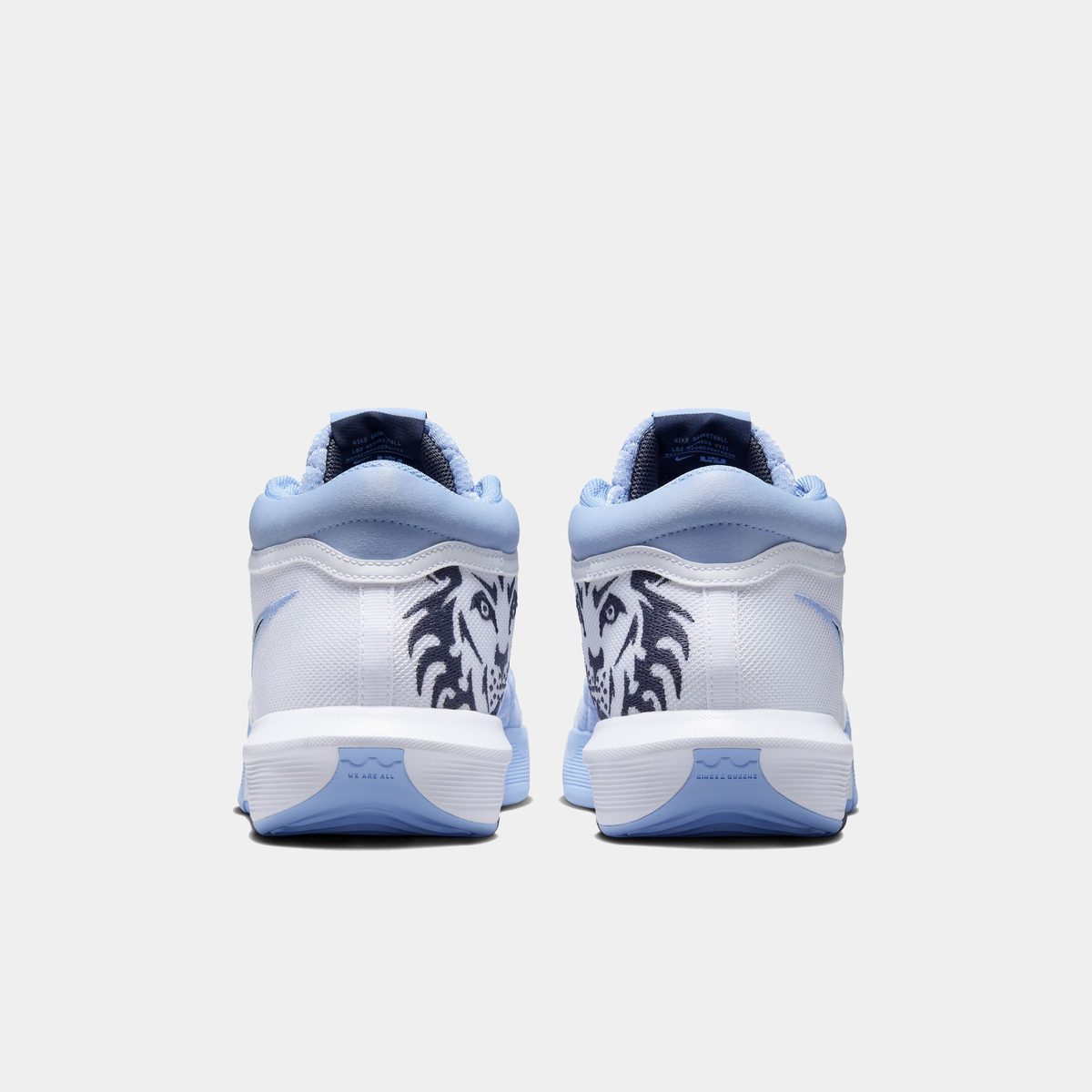Nike Lebron Witness VIII Men\'s US 13 White Blue New Air Retro Basketball Nike LeBron Witness 8 Basketball Shoe Glacier Blue | Hibbett main image 3