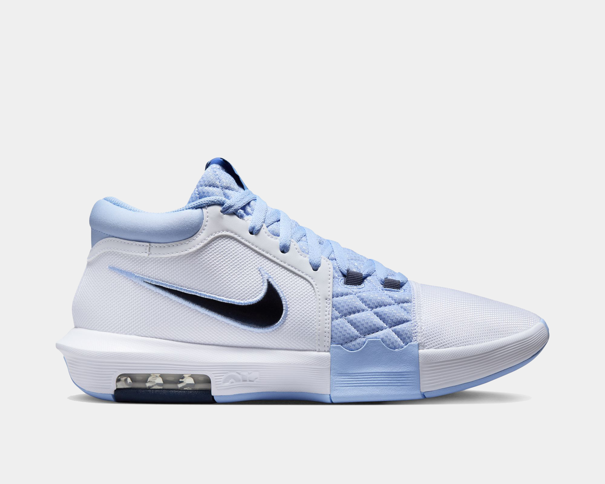Nike Lebron Witness VIII Men\'s US 13 White Blue New Air Retro Basketball Nike LeBron Witness 8 Basketball Shoe Glacier Blue | Hibbett main image 4