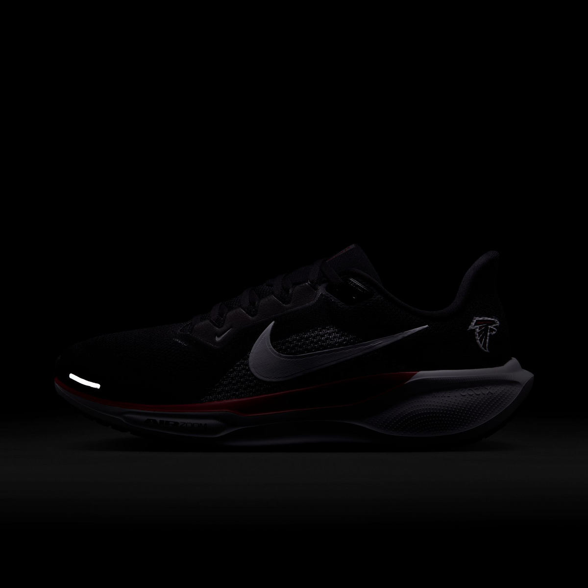 NIKE Air Zoom Pegasus 41 Atlanta‎ Falcons Running Shoes Mens 7 Womens 8.5 Black Amazon.com | Nike Women main image 2