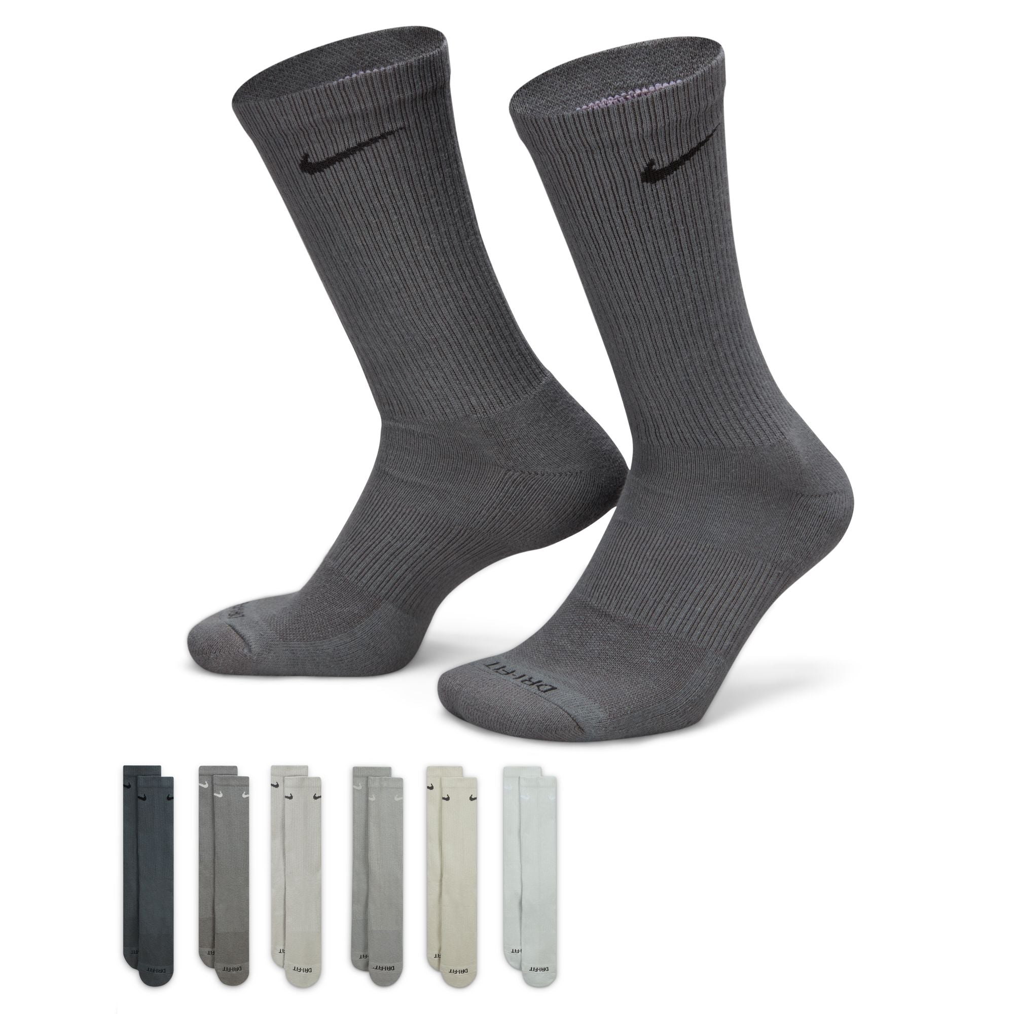 Everyday Plus Cushioned Training Crew Socks (6-Pack) product image