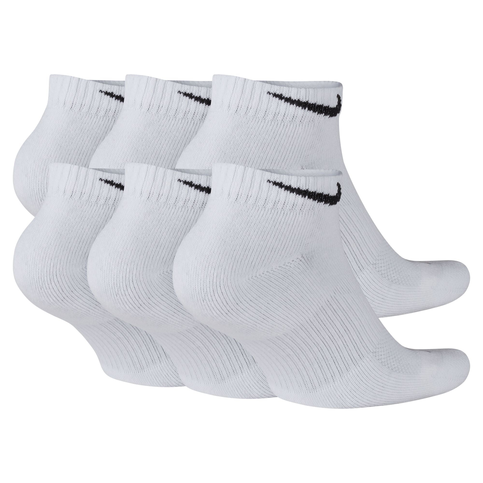 Nike Everyday Cushioned XL Low Training Socks 6 Pairs Big Tall Socks BigShoes