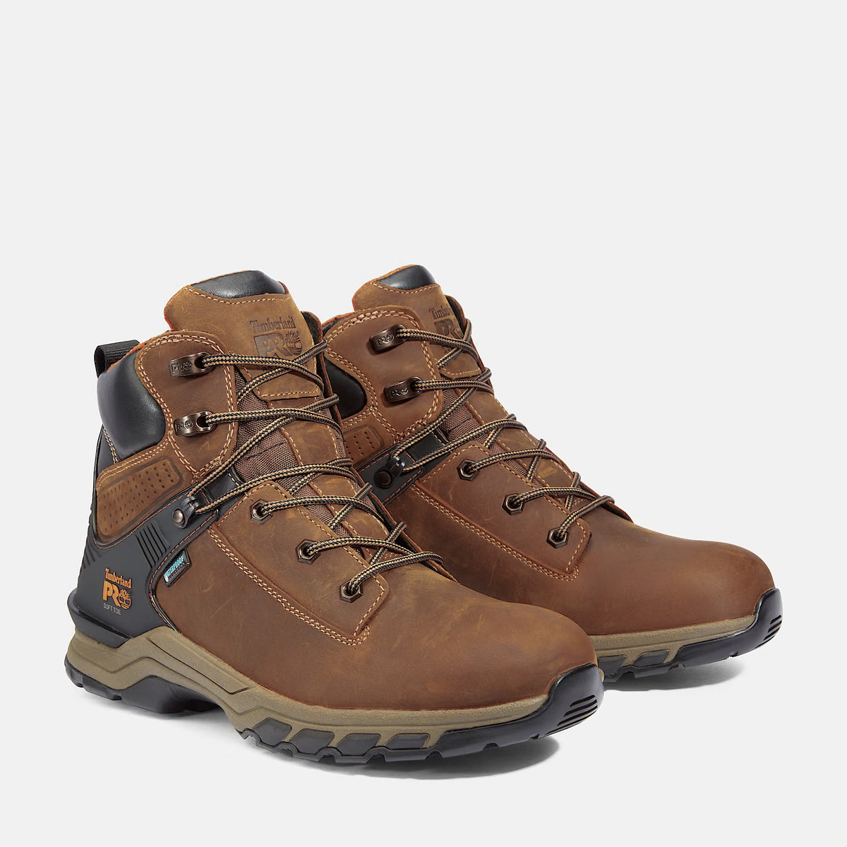 Timberland PRO Hypercharge Mens 14M Waterproof Soft Toe Work Boots Brown A1Q56‎ Amazon.com: Timberland PRO Men main image 2