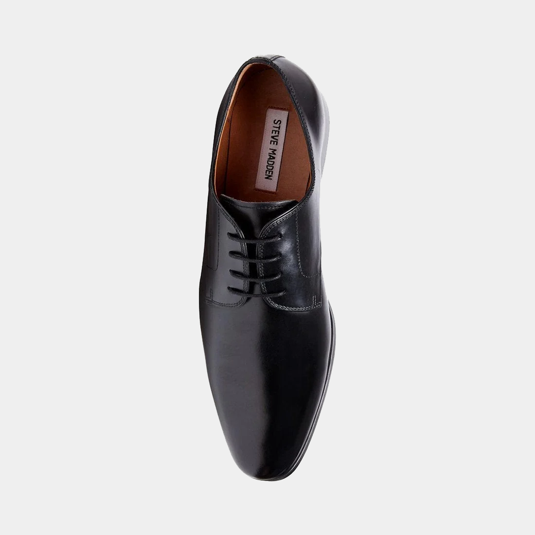 Steve Madden Men's Parsens Leather Plain Toe Oxford (Large Sizes) – BigShoes