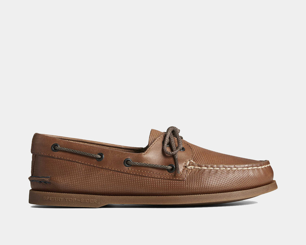 Chaussures Bateau Sperry Top-Siders En Cuir Marron Taille 11.5 Homme - Occasion Décontractée
