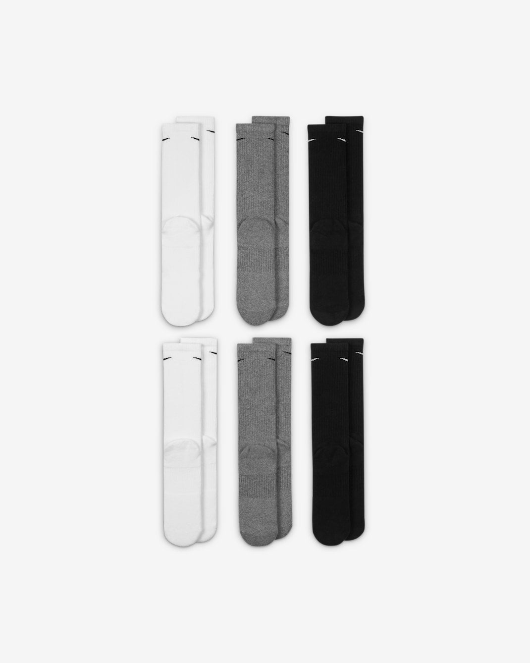 Everyday Plus Cushioned Training Crew Socks (6-Pack) product image