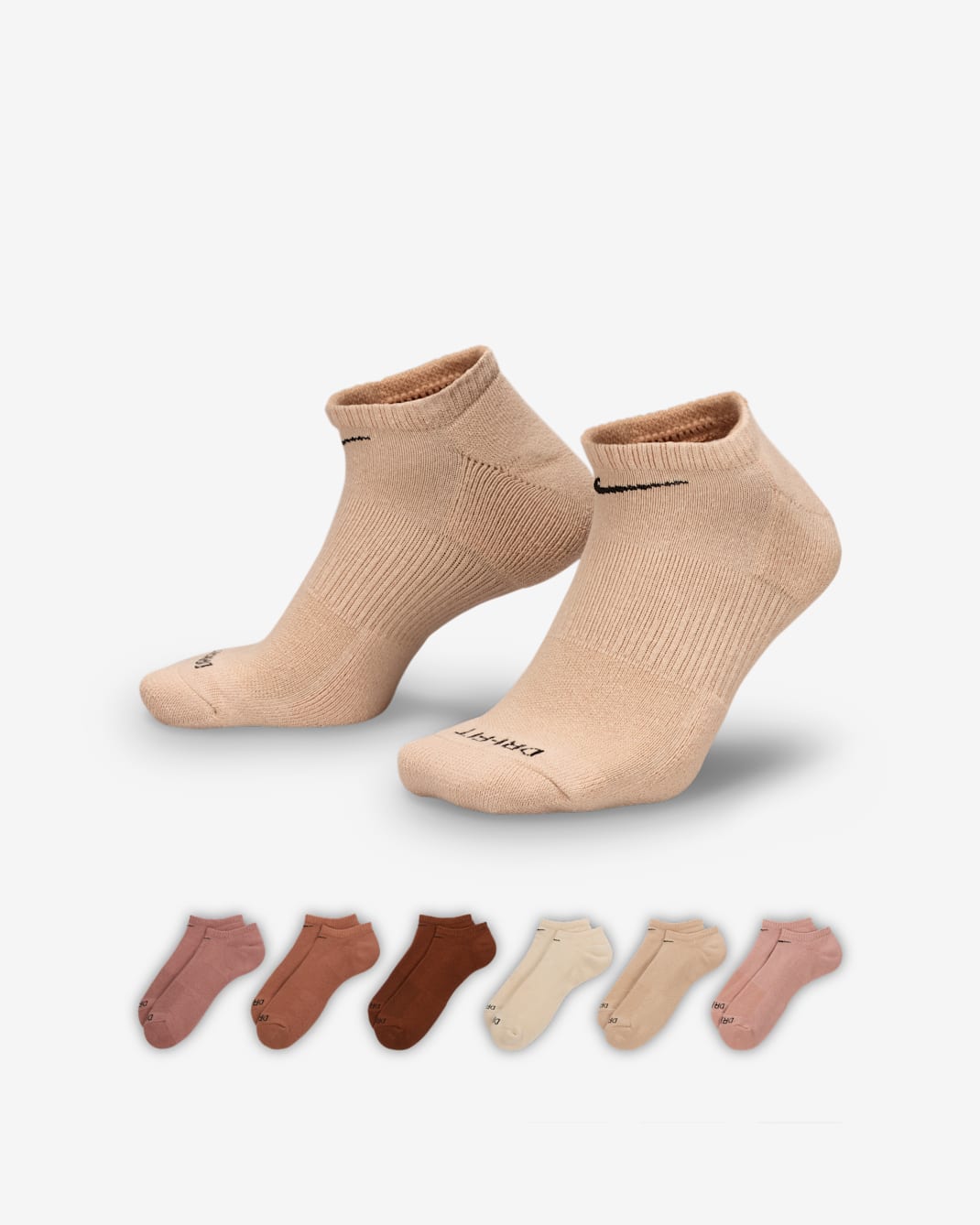 Everyday Plus Cushioned No Show Socks (6 Pairs) product image