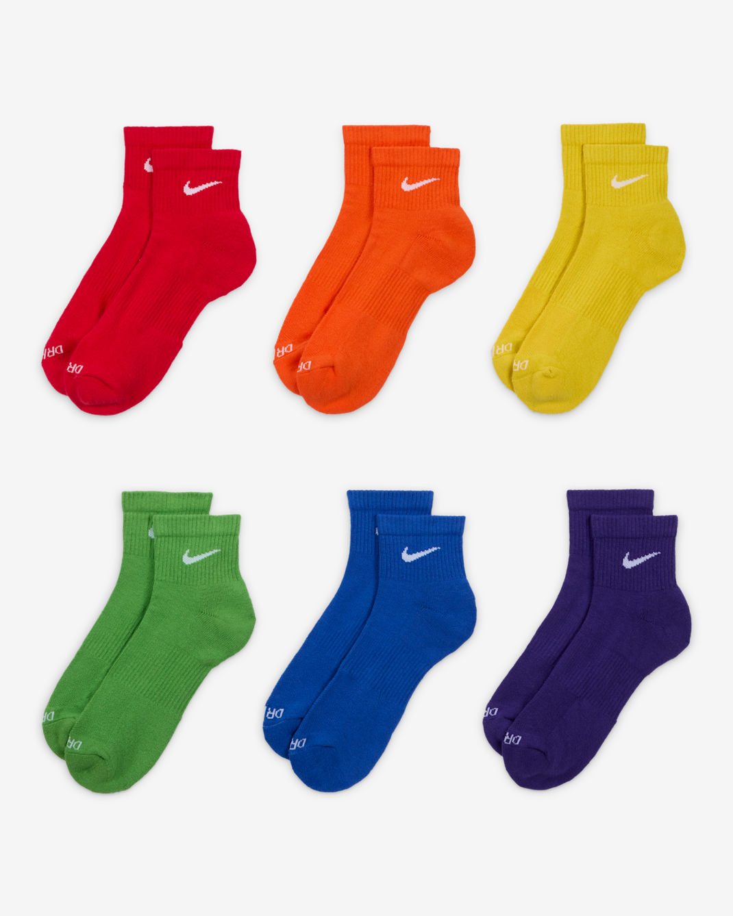Everyday Plus Cushioned Quarter Socks (6-Pack) product image