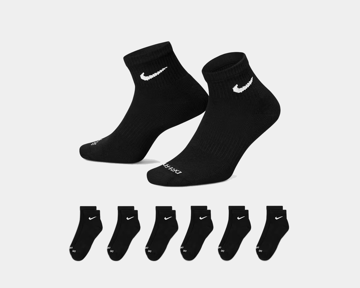 Everyday Plus Cushioned Ankle Socks (6-Pack) product image