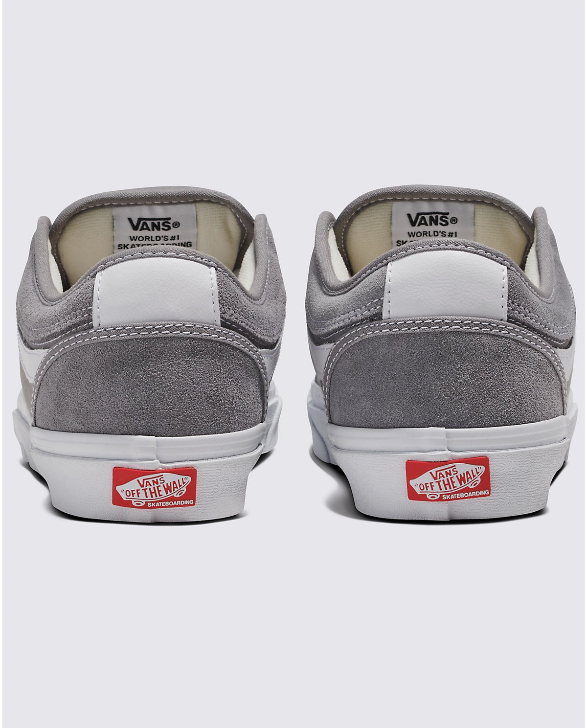 VANS Skate Chukka Low Mens Canvas Athletic Skateboarding Shoes Size 7 Gray White Vans Men main image 2