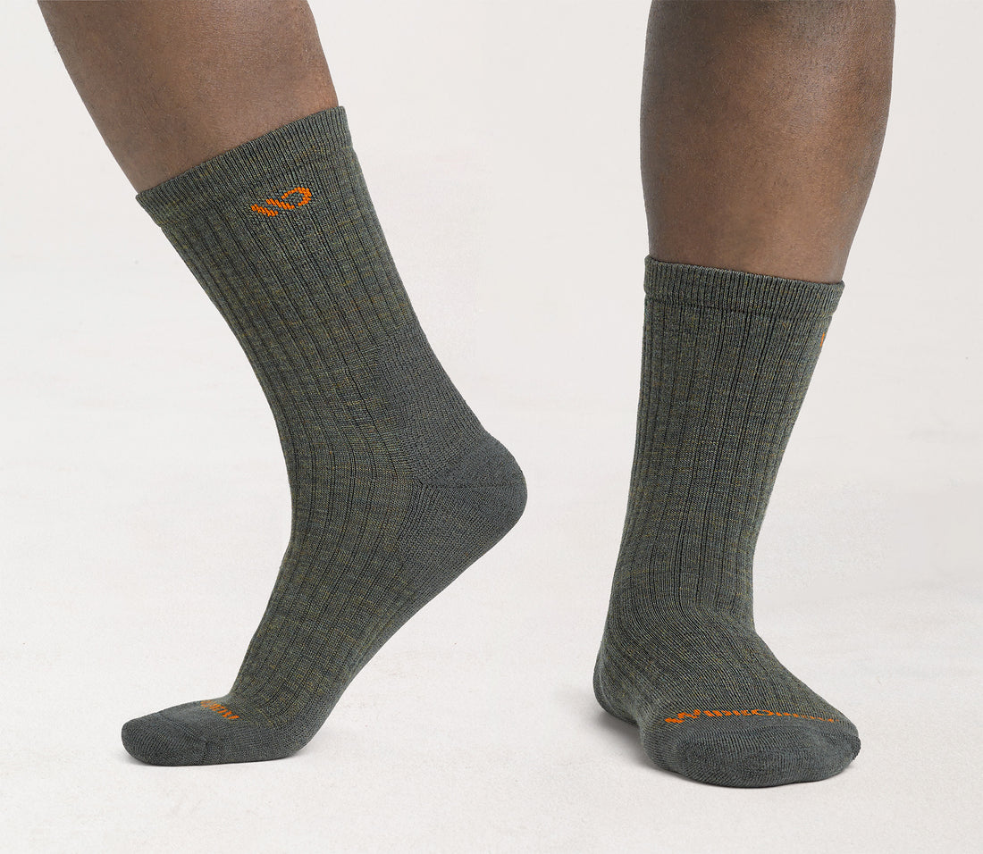 Solid Cushioned Micro Crew Socks product image