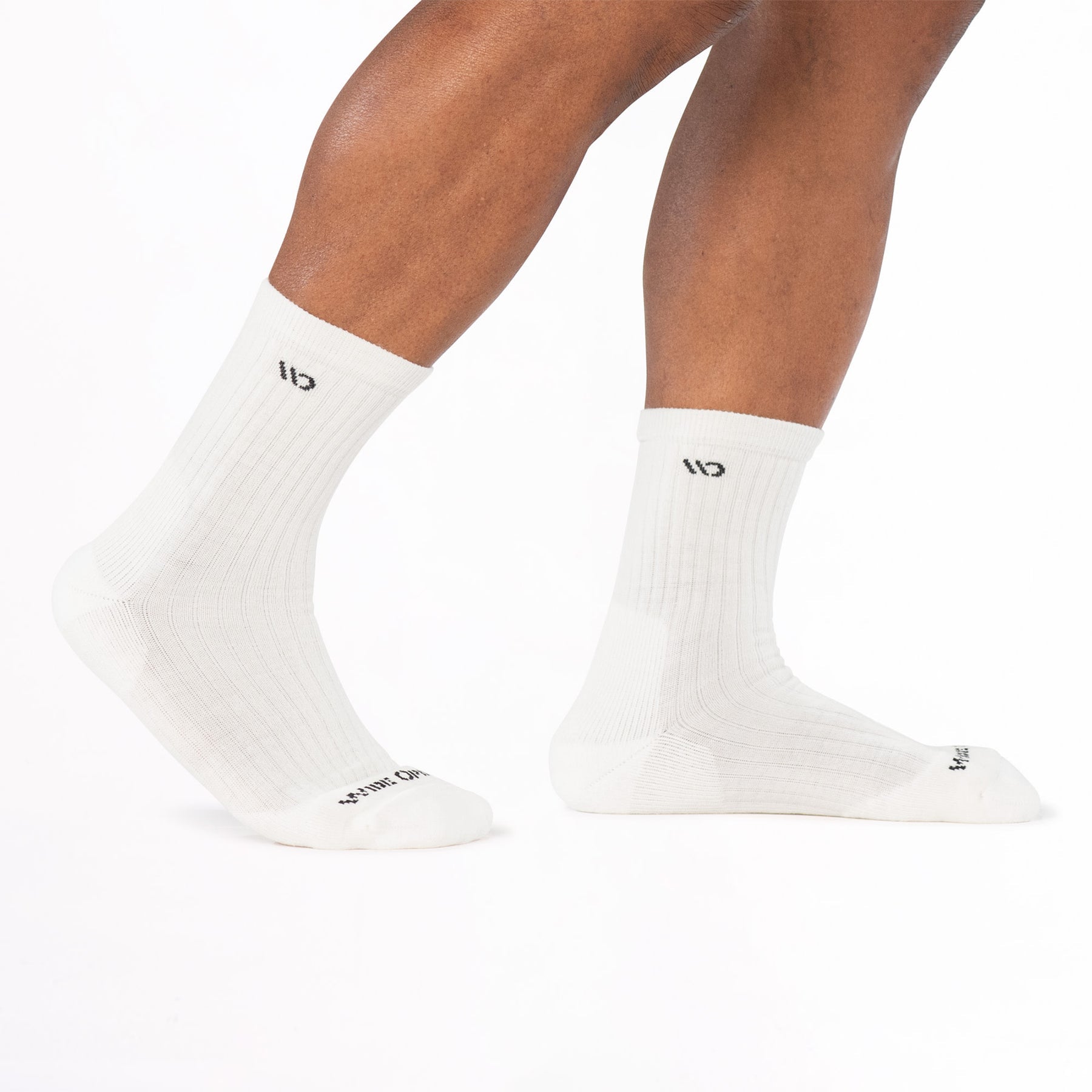 Solid Cushioned Micro Crew Socks product image
