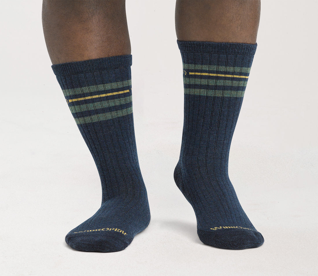 Vintage Stripe Cushioned Crew Socks product image