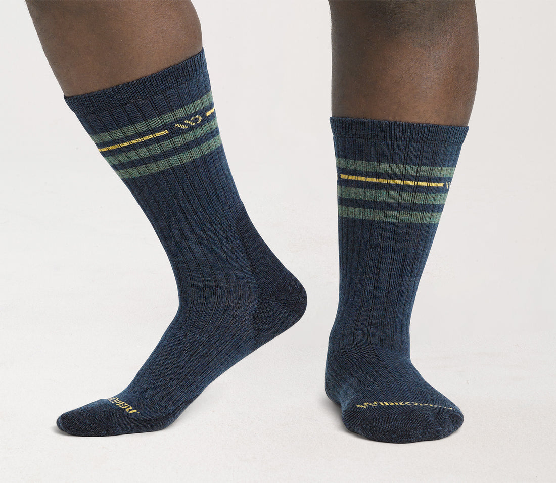 Vintage Stripe Cushioned Crew Socks product image