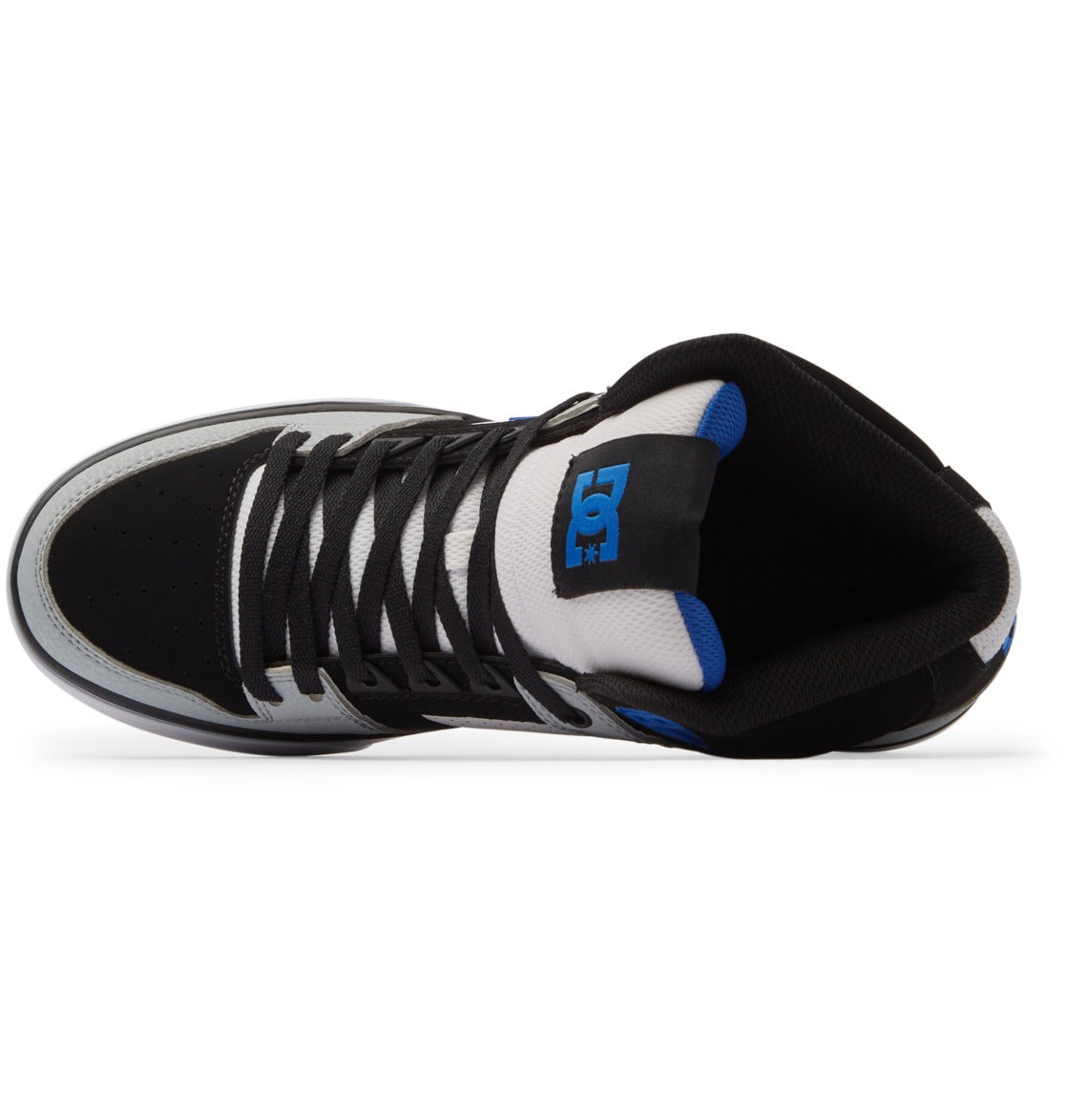 Blue dc high tops on sale