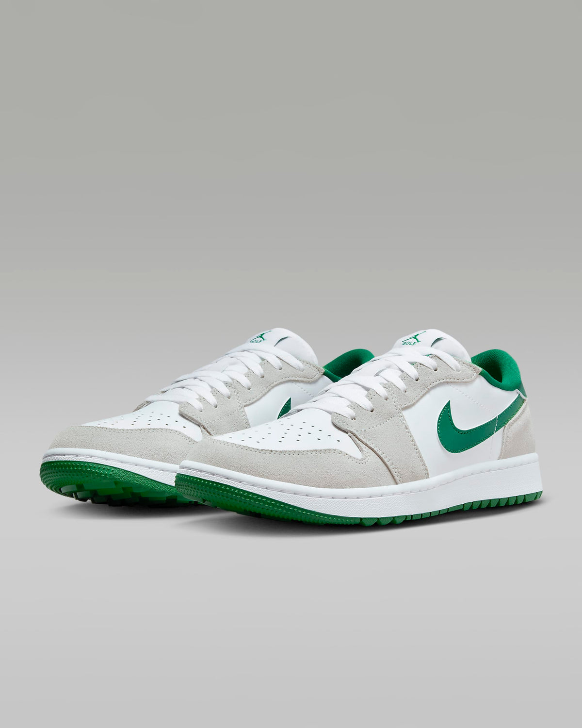 Jordan White and Lime Golf Shoes Nike Air Jordan 1 High G Golf Shoe White/Pine Green Men main image 4