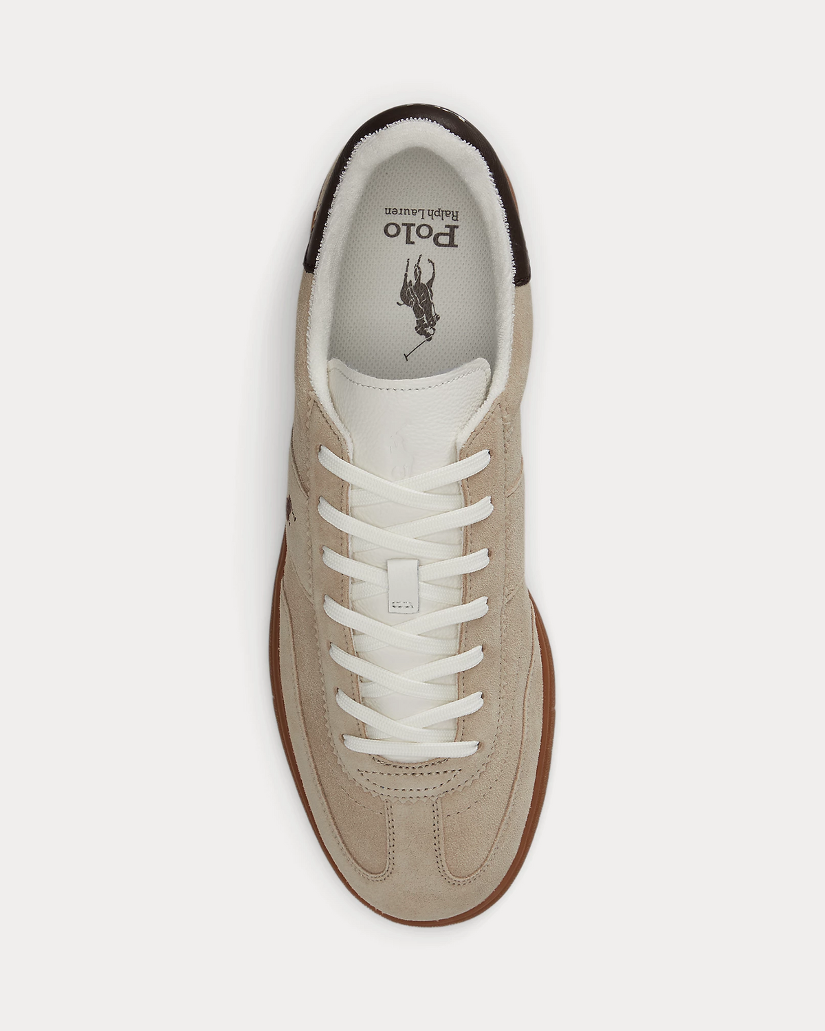 Men's Ralph Lauren Bedford Suede-Paneled Sneaker (Large Sizes