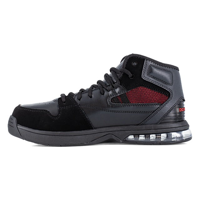 Men\'s Black and Red High-Top Work Sneakers Reebok Men main image 3