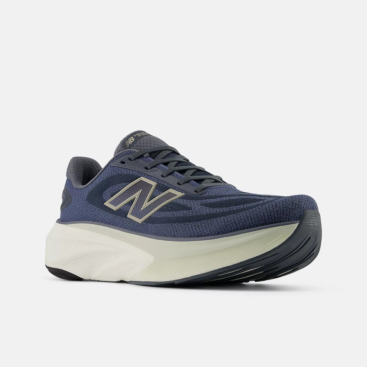 New Balance Navy and Beige Fresh Foam Trainers New Balance Fresh Foam Trainer Dark Grey Royal Blue Men main image 4