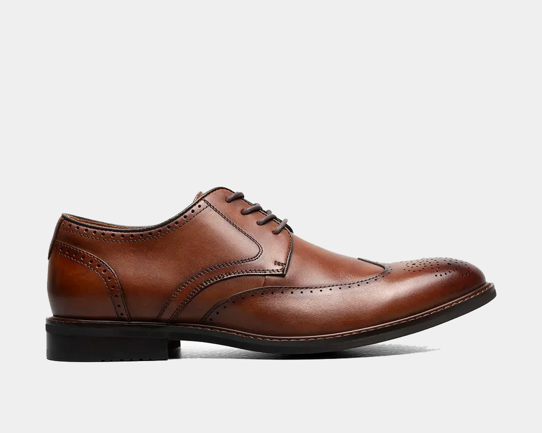 Stacy Adams Shoes Bennett Wingtip Oxford Brandy Size 16 Stacy Adams Shoes Bennett Wingtip Oxford Brandy Size 16