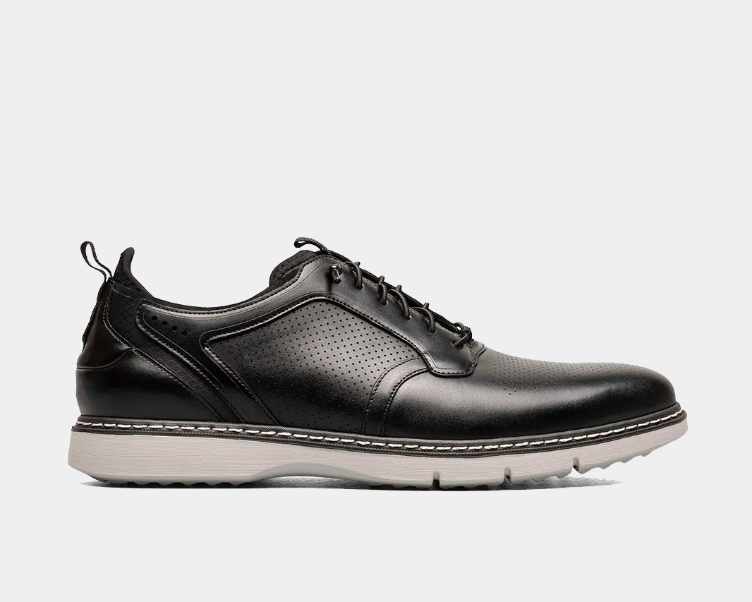 Stacy Adams Shoes Sync Plain Toe Elastic Lace Up Black Size 16 Stacy Adams Shoes Sync Plain Toe Elastic Lace Up Black Size 16