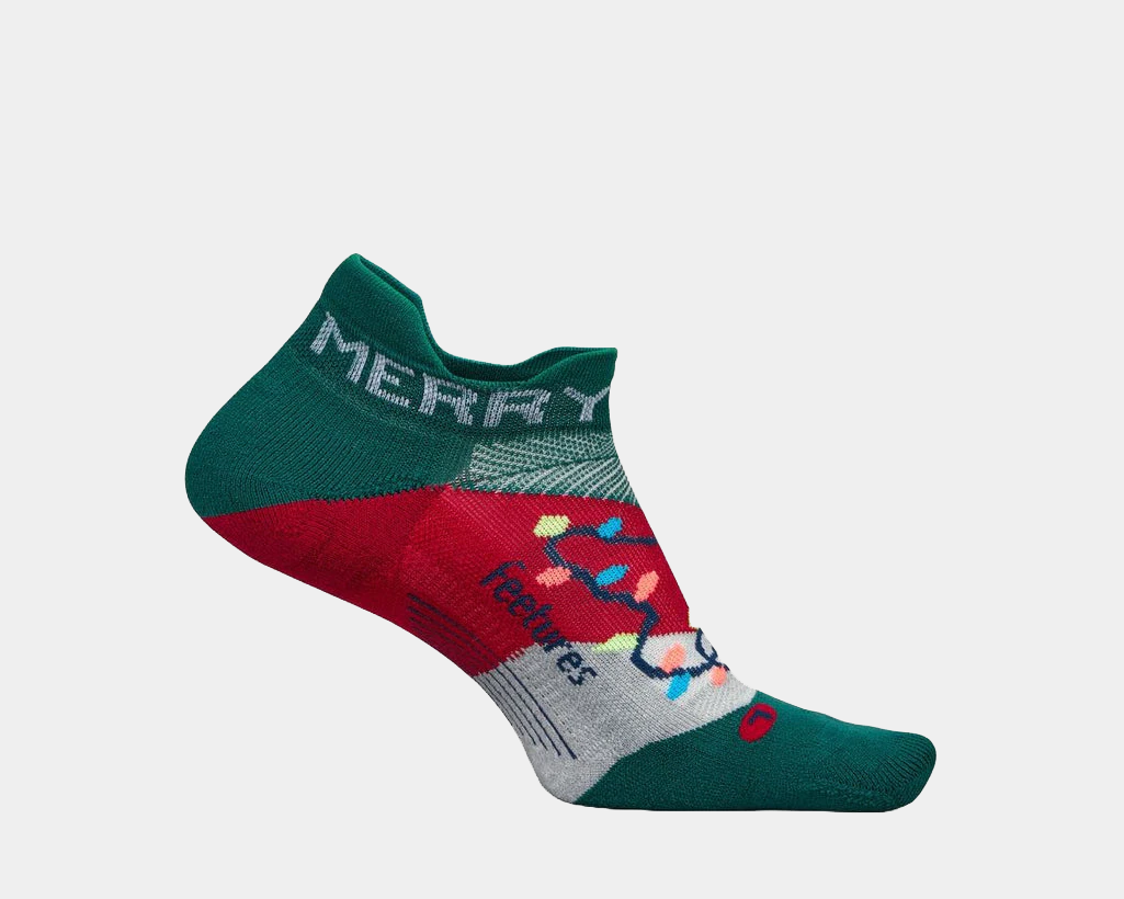 Limited Edition "Merry & Bright" Elite Light Cushion No Show Tab Socks product image