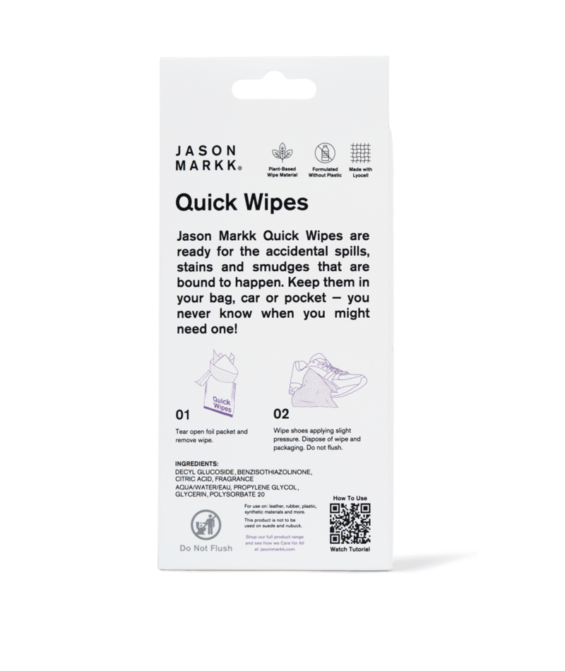 Quick Shoe Cleaning Wipes product image