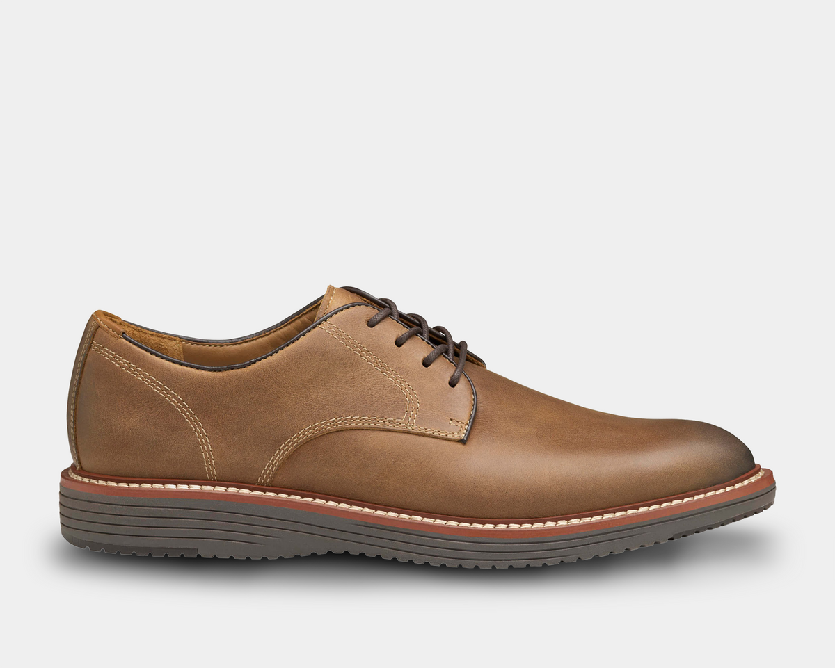 Johnston & Murphy Upton Plain Toe Men's Tan / 14 / M