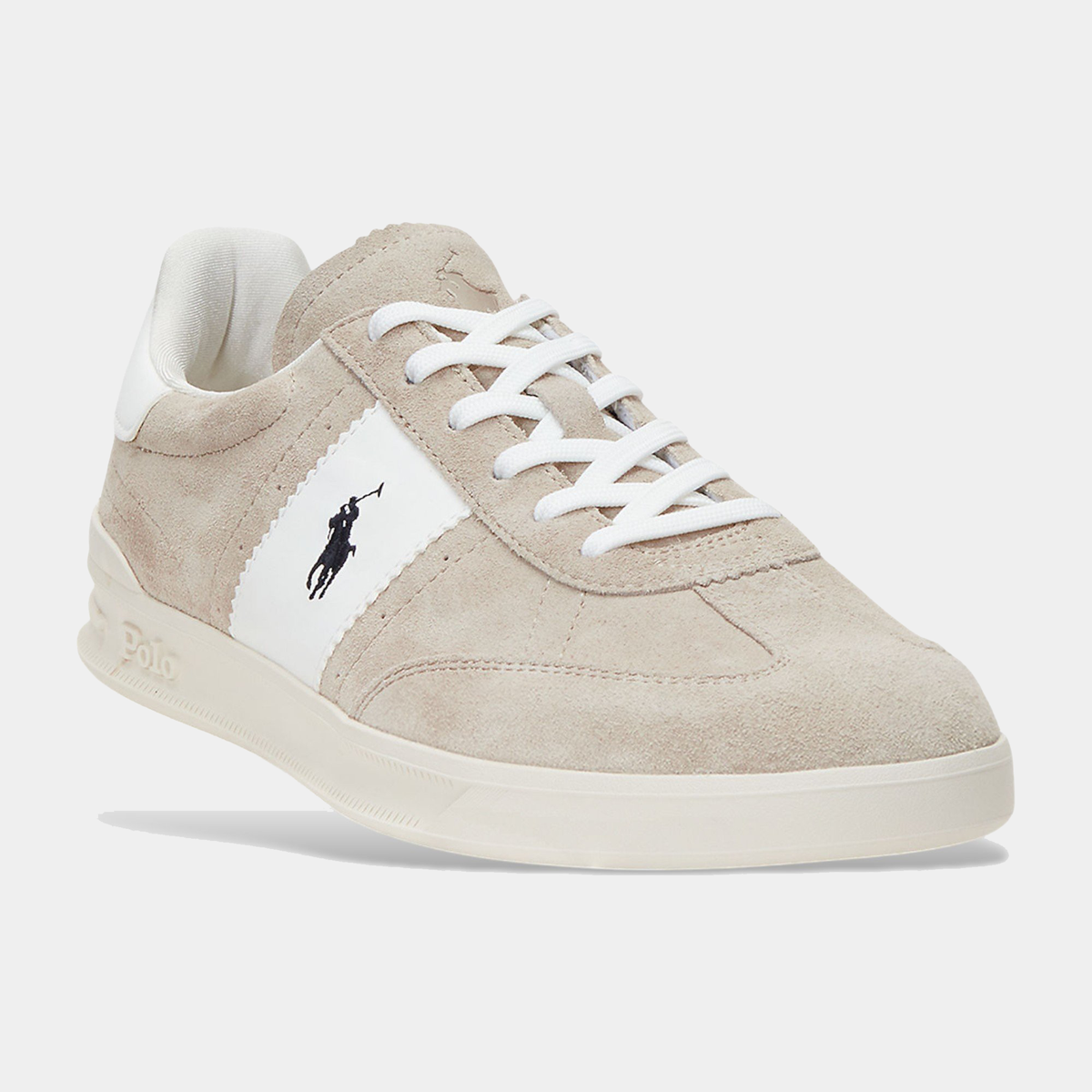 Men's Ralph Lauren Bedford Suede-Paneled Sneaker (Large Sizes
