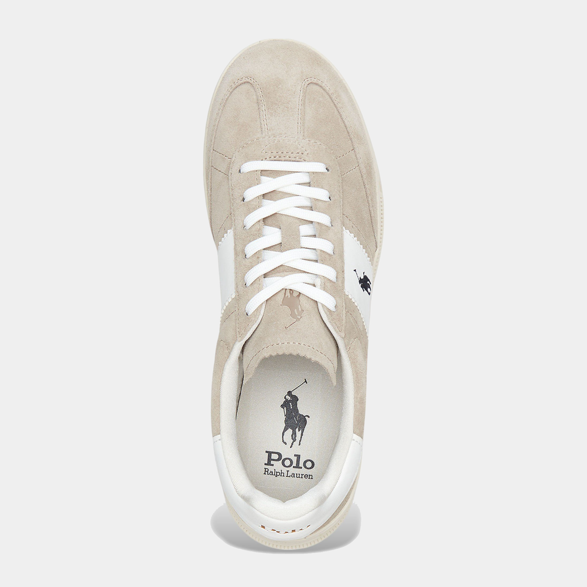 Men's Ralph Lauren Bedford Suede-Paneled Sneaker (Large Sizes