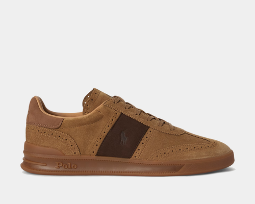 Heritage Aera Suede Brogue Sneaker
