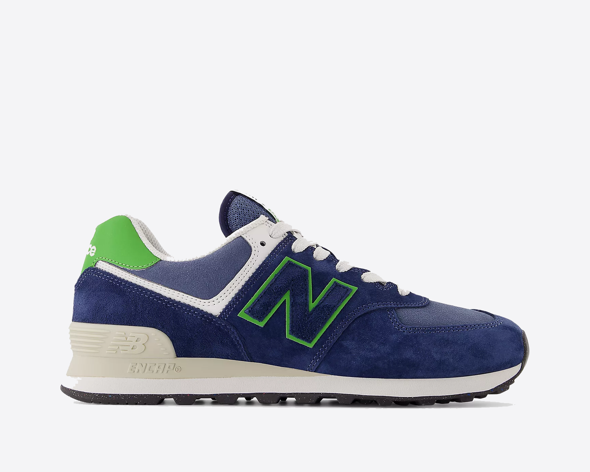 New Balance Blue / Green Sneakers  Size 8 $ 42 NEW BALANCE 680V8 BLUE OASIS/LIME LEAF/BLACK/WHITE - MENS  main image 2