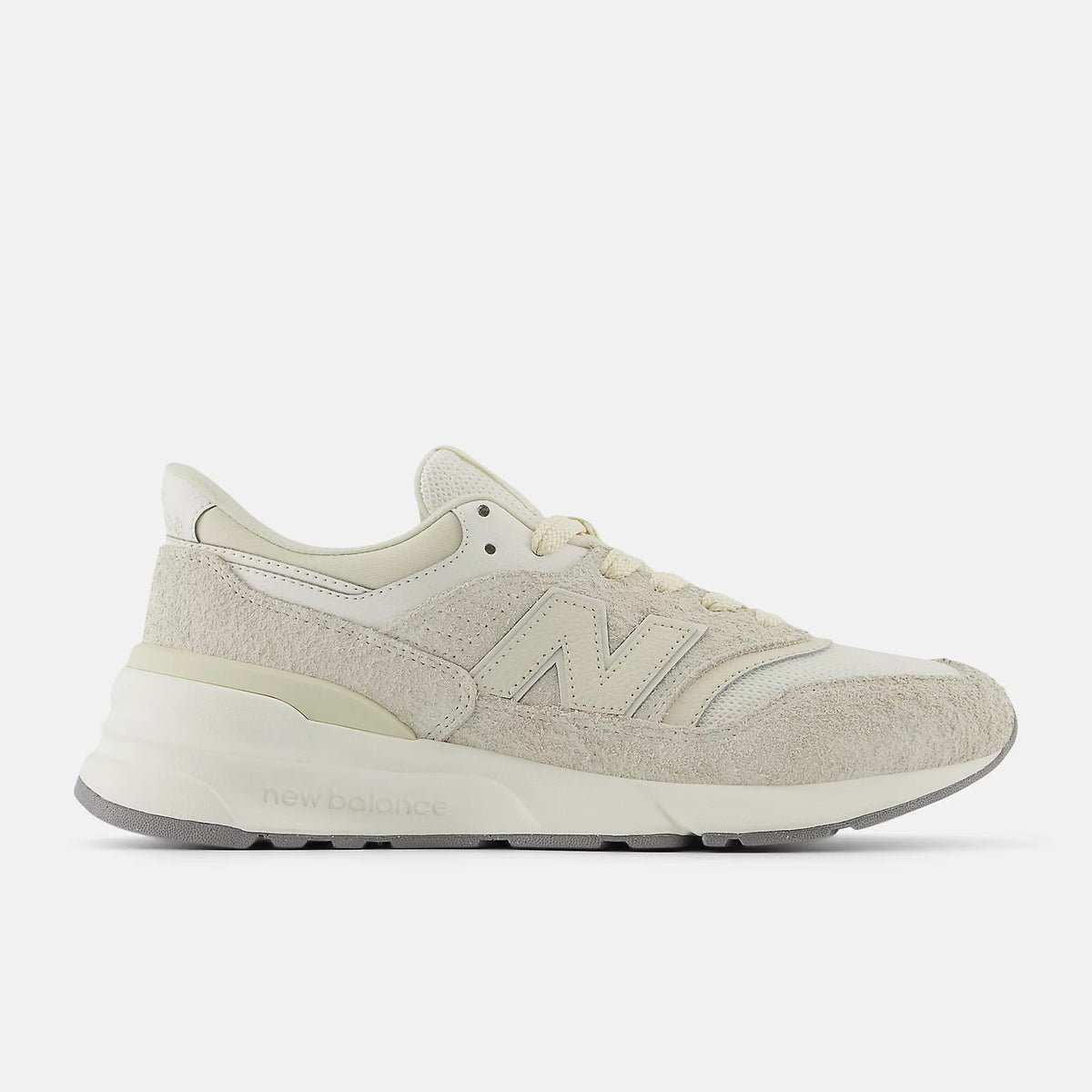 New Balance Off-White Cream Mesh & Suede Sneakers New Balance 2002R Off White Mens Womens Sneakers M2002RCC  main image 3