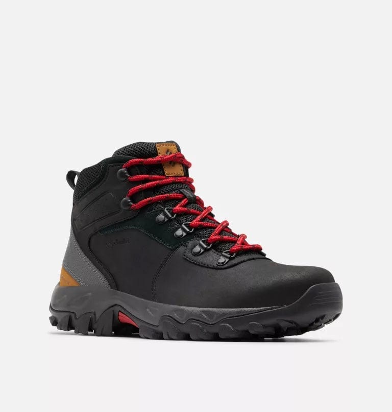 Columbia Mens Waterproof Hiking Boots Black Red Lace Up US 14 Medium BM2806-010 Columbia Fairbanks Omni-Heat Waterproof Mid Hiking Boots for  main image 2