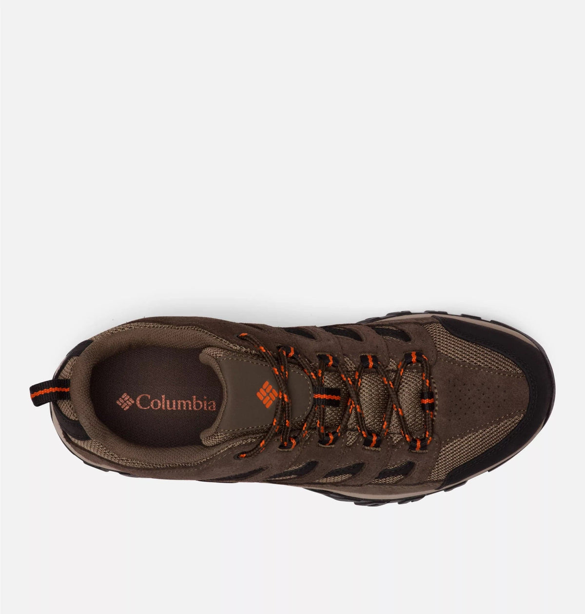 Columbia Mens BI4595-208 Trail Hiking Shoes Brown‎ Orange Accents Size 11W Wide Men main image 2